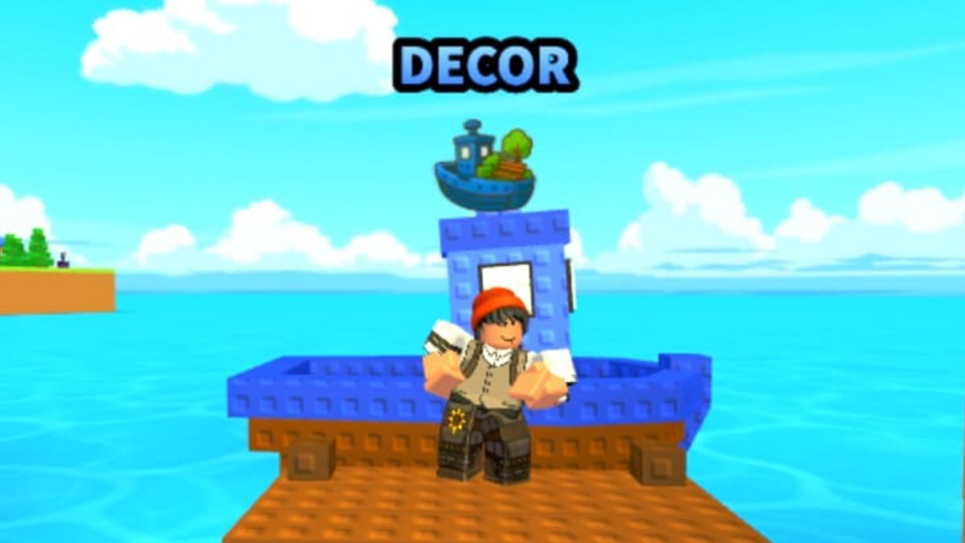 The Decor NPC in the game (Image via Roblox)